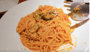 ガンボ＆オイスターバークリームパスタ